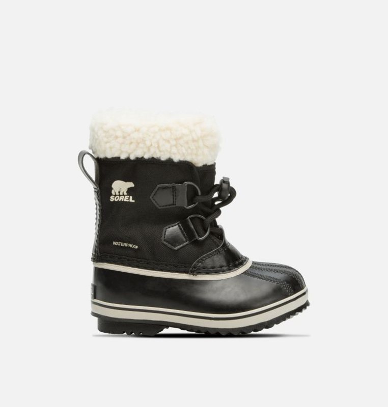 Sorel Childrens Yoot Pac™ Nylon - Kids Snow Boots Black - 436085VNH